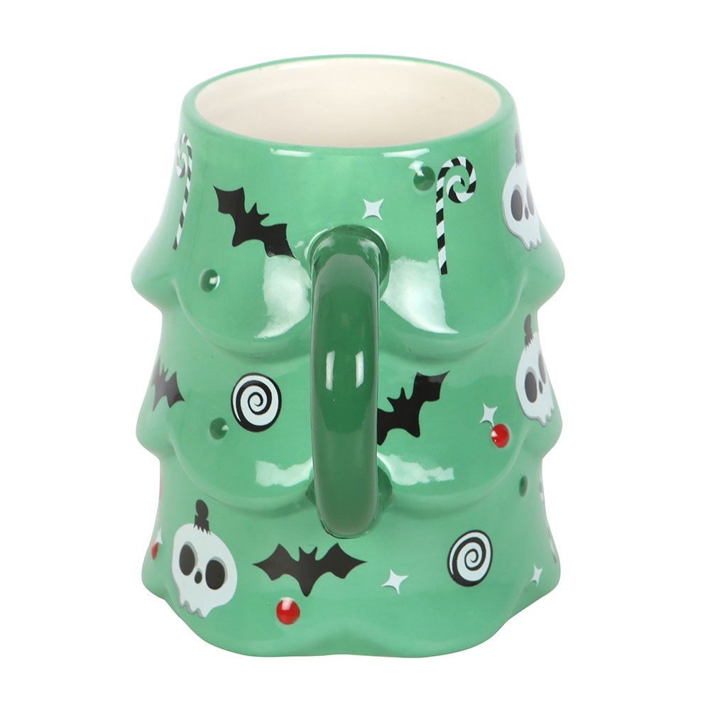 Something Different - Creepy Christmas Tree Tasse - Multicolore